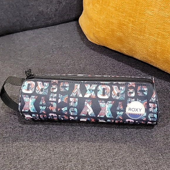 Roxy Handbags - Roxy Multicolor Zip Up Pencil Case Handle